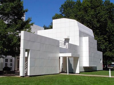 Hartford Seminary by Architect Richard Meier in ,Connecticut built 1978-1981