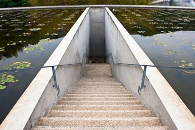 Water Temple at Honpukuji Temple by Tadao Ando 1989-1991
