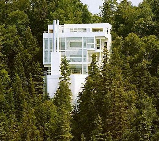 Douglas House by Richard Meier near Harbour Springs 1971-1973