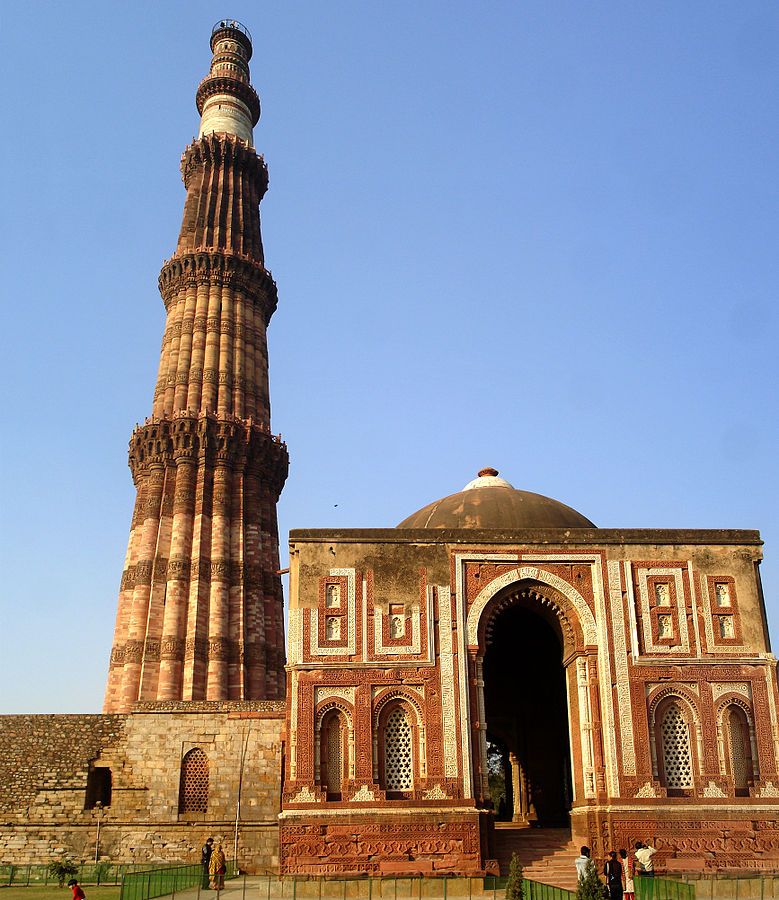 Qutub Minar in Delhi, 1192 A.D.