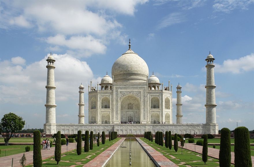 Taj Mahal at Agra, architect Ustad-Ahmad Lahori 1632-1643 A.D.