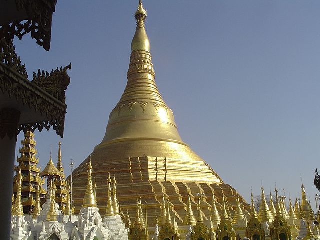 Shwedagon Pagoda at Yangon (Rangoon) 6th-10th centuries A.D.
