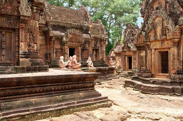 Banteay Srei Temple near Angkor built 967 A.D.