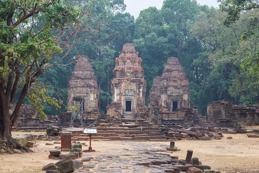 Preah Ko Temple at Angkor built 879 A.D.