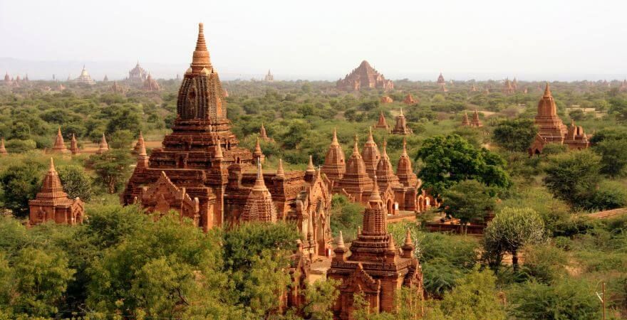 View from Dhamma Za Yi Ka Pagoda at Pagan