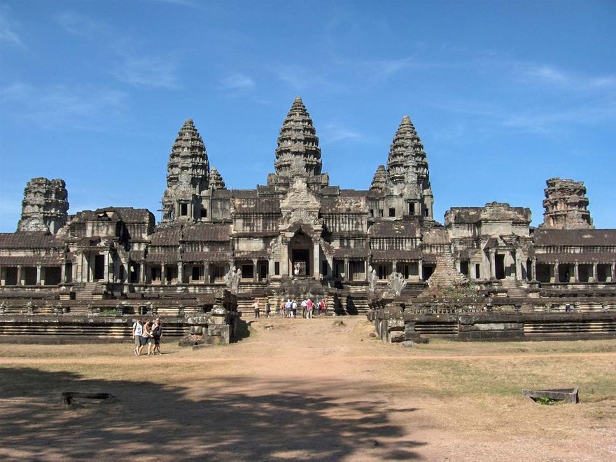 Angkor Wat Temple built in early 12th. Century A.D.