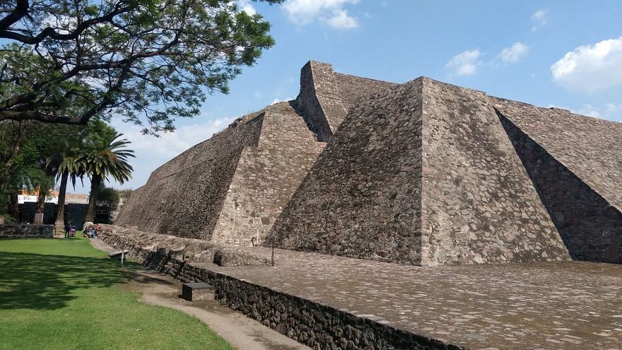 Pyramid at Tenayuca near Mexico City built in the 13th century A.D