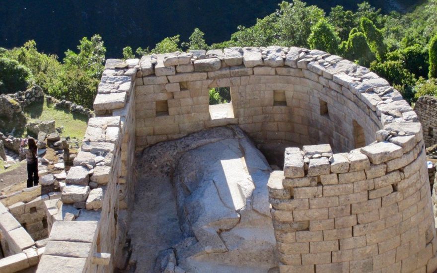 Sun Temple at Machu Picchu built at about 1450 A.D.