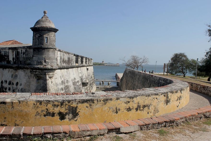 Castillo San Felipe de Barajas Castle at Cartagena, Colombia, built from the year 1536 A.D.
