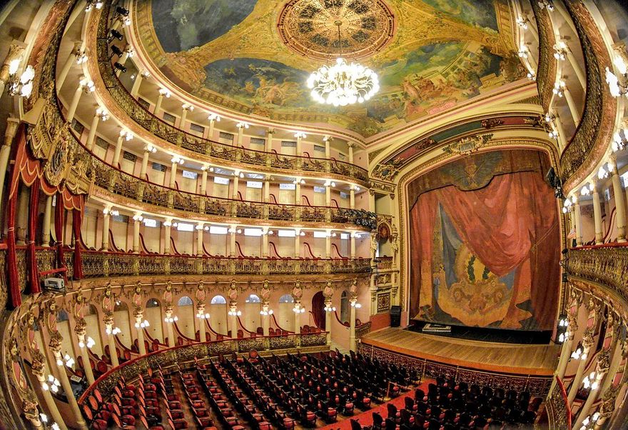 Amazonas Theatre (1896) by B.A. de Oliveira Braga in Manaus