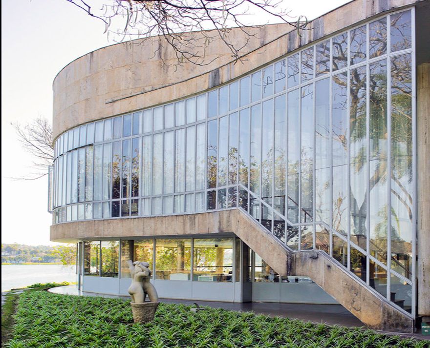 The Casino which is now the Pampulha art museum, Belo Horizonte, Brazil, 1940-1942