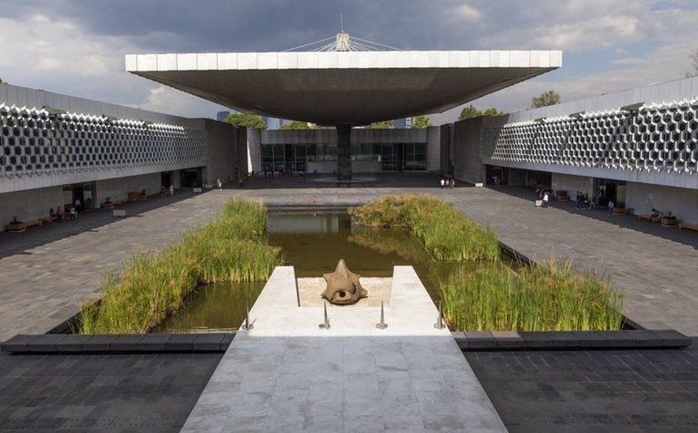 Mexico National Museum of Anthropology, Mexico City 1964 by Pedro Ramírez Vázquez, & Rafael Mijares Alcérreca