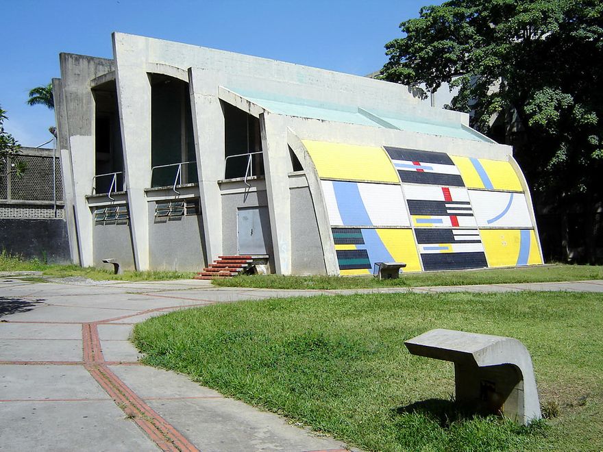 University City of Caracas Auditorium, 1944–60, designed by Carlos Raoul Villanueva.
