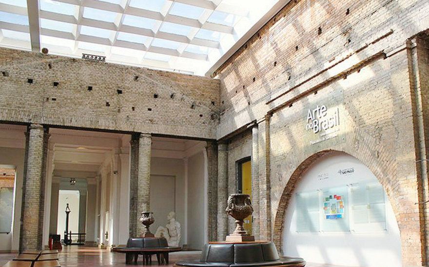 Pinacoteca de Sao Paulo is housed in a 1900 building in São Paulo, designed by Ramos de Azevedo 1905-1911 renovation was conducted by Paulo Mendes da Rocha in the 1990s