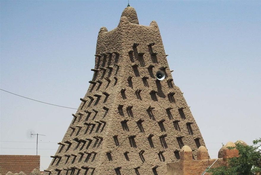 Sankore mosque at Timbuktu, Mali 988 A.D.
