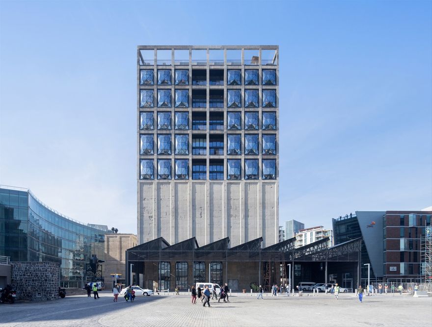 Zeitz Museum Of Contemporary Art designed by Heatherwick Studio in Cape Town 2014-2017.