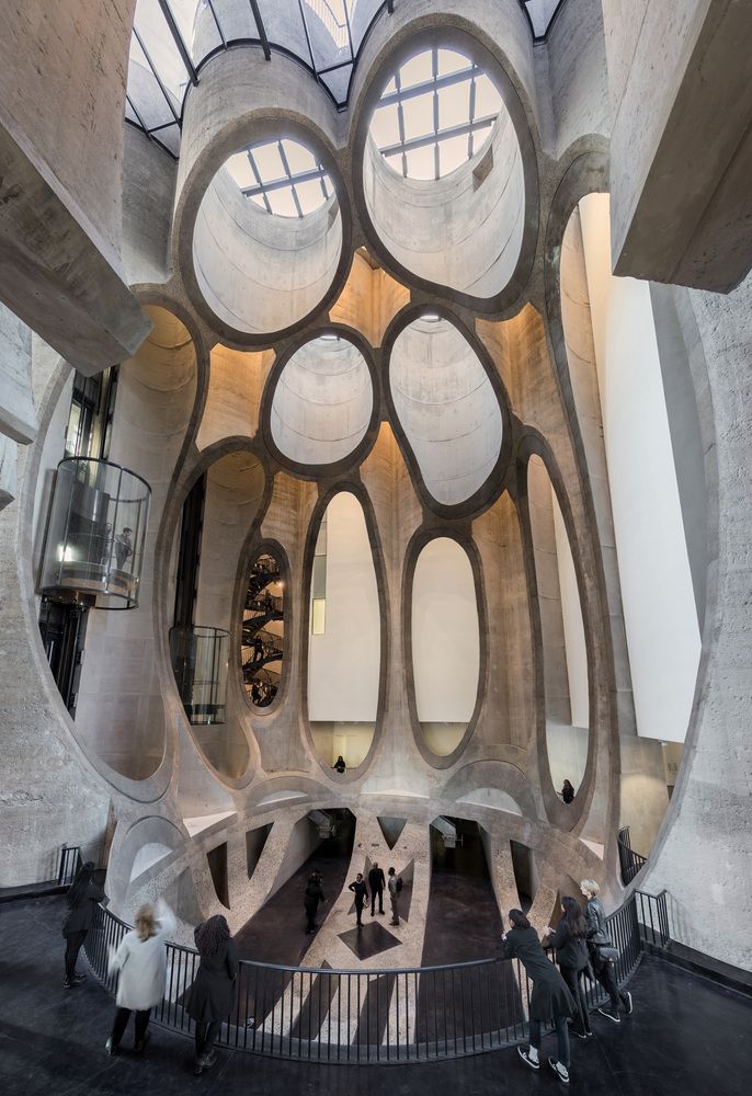 Interior View of Zeitz Museum Of Contemporary Art designed by Heatherwick Studio in Cape Town 2014-2017.