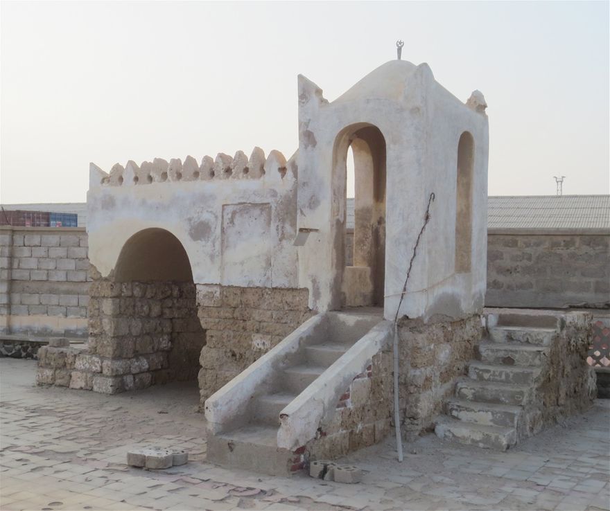 The Sahaba Shrine located in the port area on Massawa Island, Eritrea was the first mosque in Africa 613 A.D..