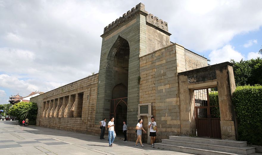 Qinjing Mosque constructed in 1009 A.D., the mosque is the oldest of its kind in China.