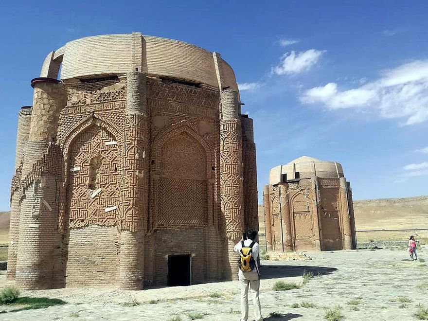 Seljuk era Kharaqan Towers near Qazvin, 1068 A.D. and 1093 A.D. near Qazvin, Iran