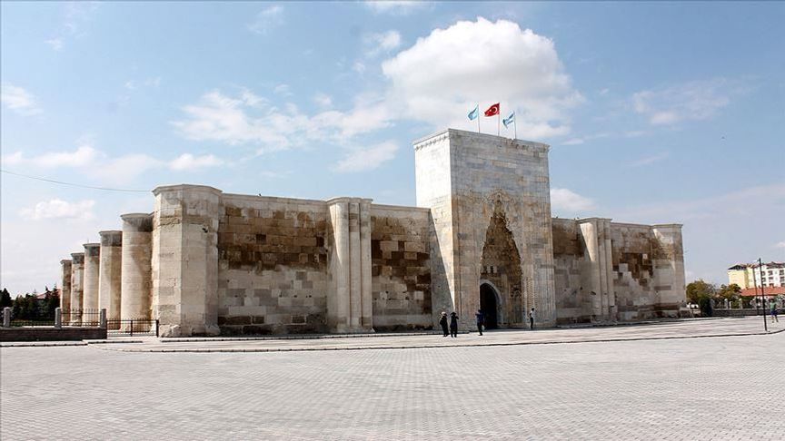 The Sultan Han Caravanserai on the Konya–Aksaray road, Turkey (1229 A.D.)