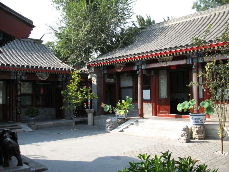 Traditional Shichahai Courtyard House at Beijing