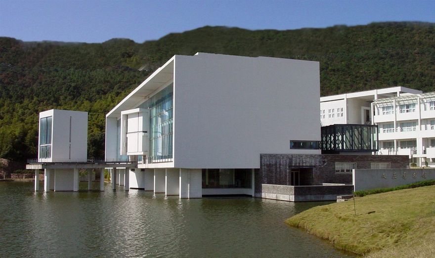 Library of Wenzheng College at Suzhou University by Wang Shu built 2000