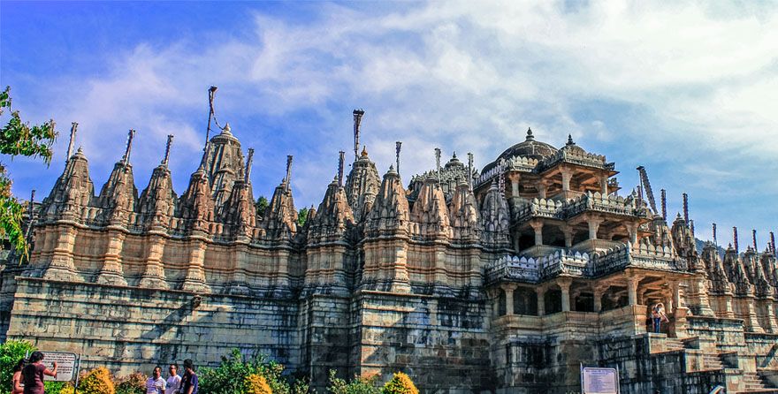 Dilwara Temple at Mount Abu, designed by Vastupal Tejpal and built by Vimal Shah between the 11th and 13th century