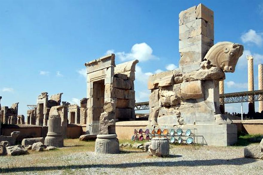 Propylon Gate of All Nations, at Persepolis, Fars Province, Iran 486-465  B.C.