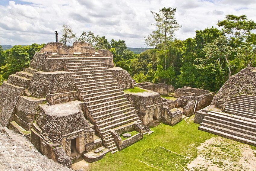 Great Pyramid at Caracol in Belize 250-700 A.D