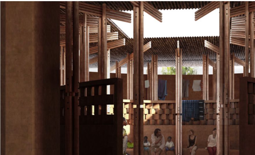 Interior of Atelier Kere at Gando, 2014-2022 by Kere