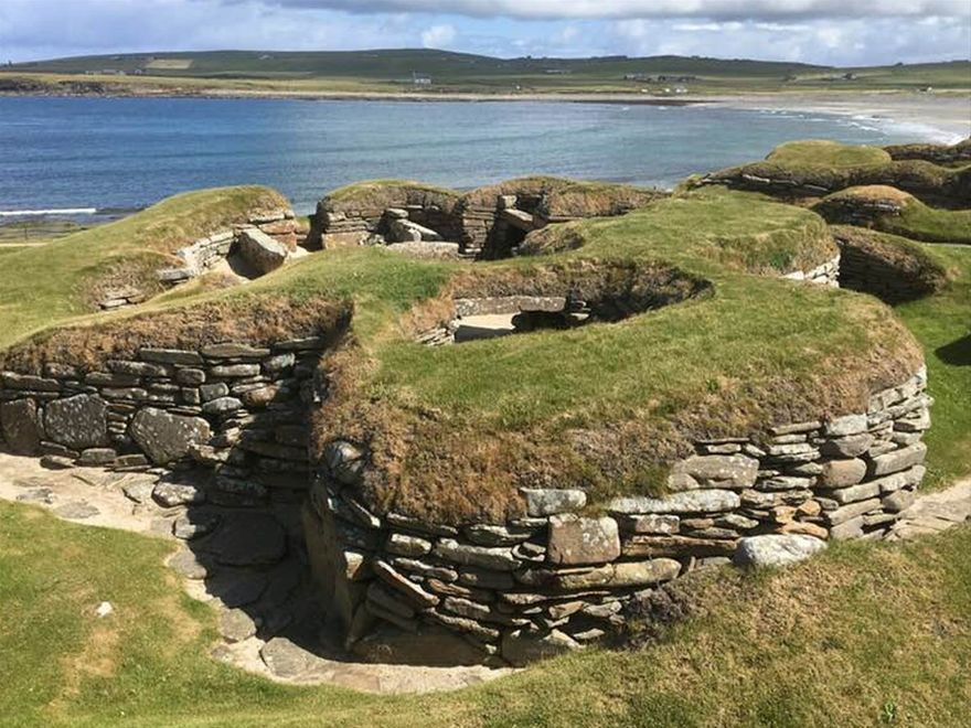 House Ruins at Skara Brae, Scotland 3200-2200 B.C.