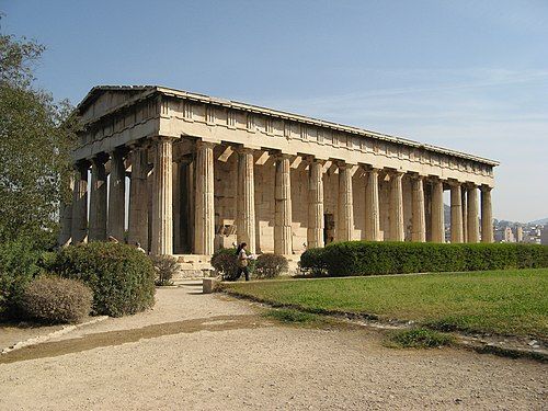 Temple of Hephaestus on the Agoraios Kolonos Hill (Athens, Greece), c.449 BC, architect Ictinus