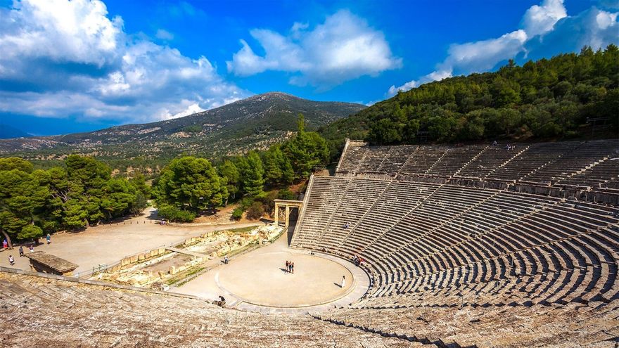 Ancient Theatre of Epidaurus (Epidaurus, Greece), 3rd century B.C. Architect Polykleitos