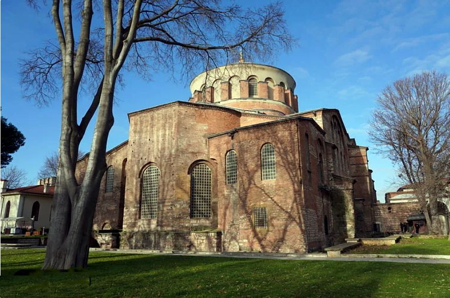 Exterior of Hagia Irene (Istanbul, Turkey), 6th century A.D.