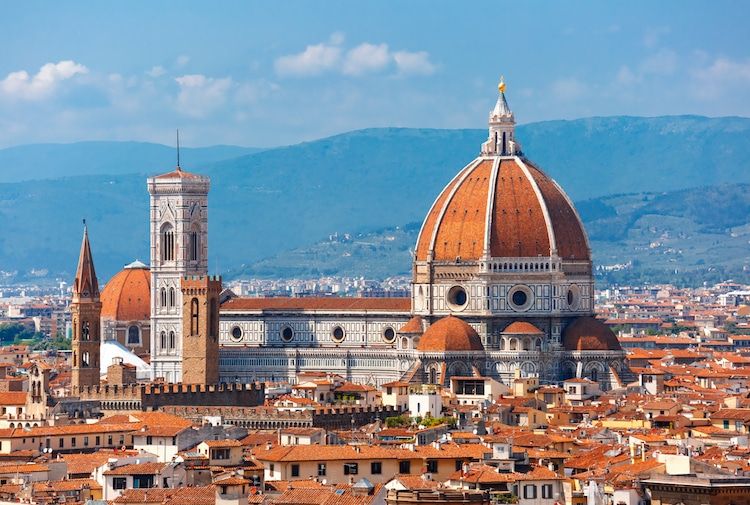 Firenze Cathedral (Firenze, Italy), 1294–1436 A.D., by Arnolfo di Cambio, Filippo Brunelleschi and Emilio De Fabris