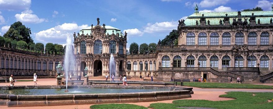 Zwinger (Dresden, Germany), 1719 A.D., by Matthäus Daniel Pöppelmann.