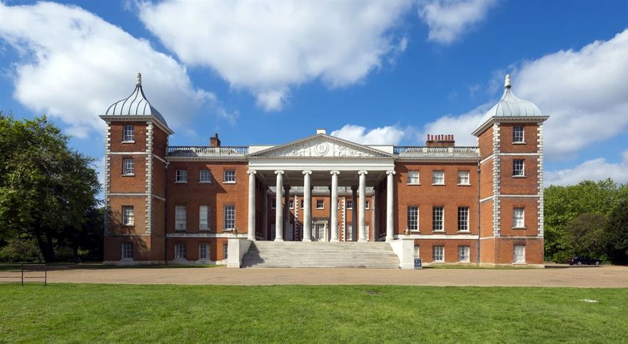 The Hall at Osterley Park, (Osterley Park, London), 1767 A.D., by Robert Adam