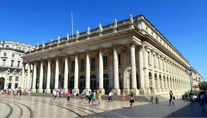 Grand Theater of Bordeaux (Bordeaux, France), 1777-1780 A.D., by Victor Louis