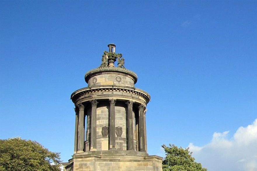 Burns Monument (Edinburgh, Scotland) 1820-1831 A.D., by Thomas Hamilton