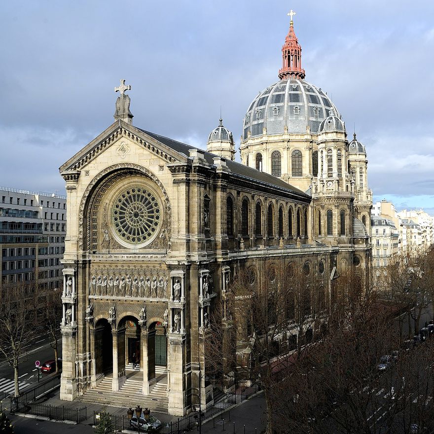 Eclectic - The Église Saint-Augustin de Paris, 1860–1868 A.D., by Victor Baltard