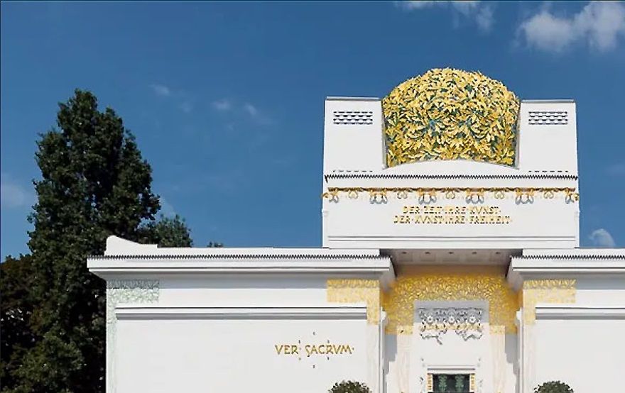 Secession Art Exhibition Building , Vienna, Austria, 1897 A.D. by Joseph Maria Olbrich