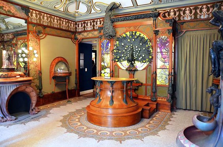 Interior of Bijouterie Fouquet (now in Musée Carnavalet, Paris), c. 1900, by Alphonse Mucha