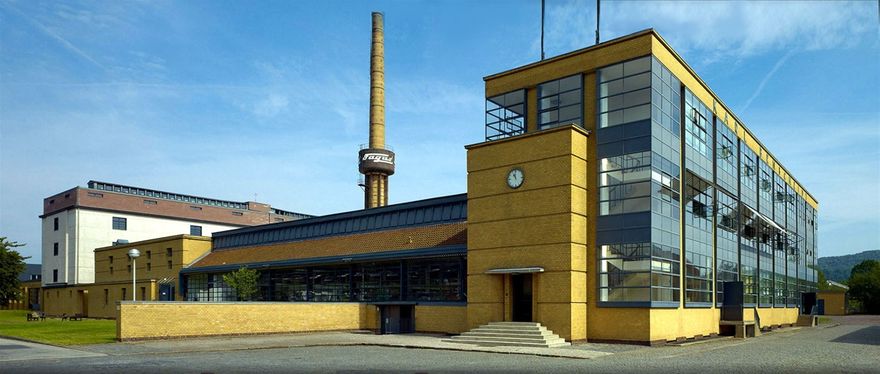 Fagus Factory at Alfeld-an-der-Leine, Germany, 1911, designed by Walter Gropius.