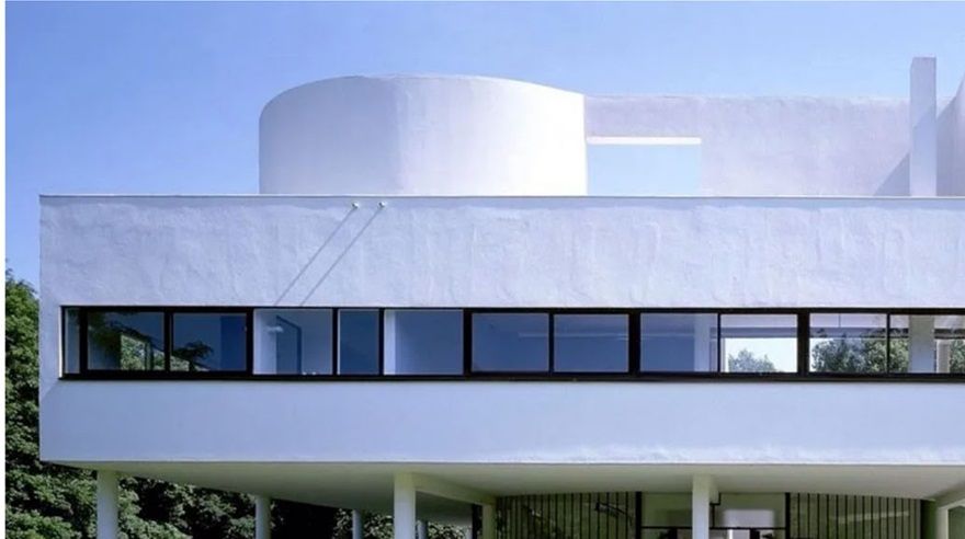 Villa Savoie at Poissy, France, 1929 by Le Corbusier