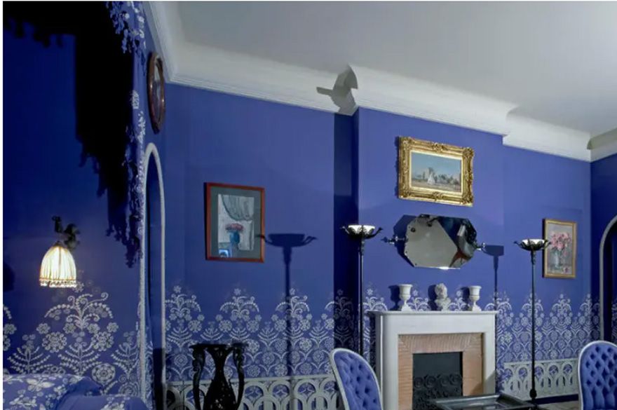 Apartment of fashion designer Jeanne Lanvin (now in the Museum of Decorative Arts, Paris), before 1925, by Armand-Albert Rateau