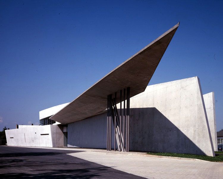 Vitra Fire Station ,Weil am Rhein, Germany, 1989–1993, by Zaha Hadid
