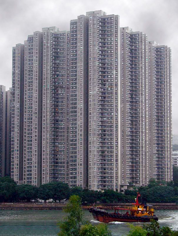 Chinese mass housing built in 2017.